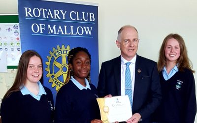 mallow peace project with schools and rotary members