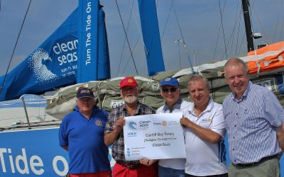 cardiff bay rotary support cleanseas