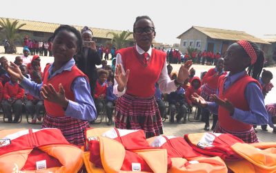 Rotary supports girls Africa sanitary items project dignity