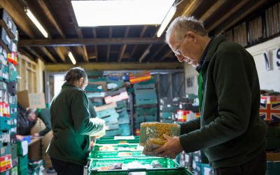 the trussell trust foodbank sorting out